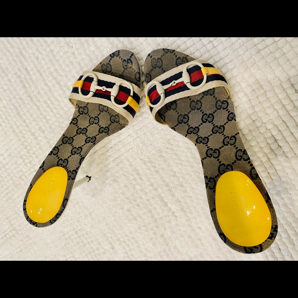 Gucci Horsebit Patent Leather Mules